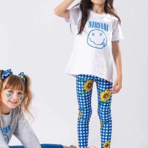 Legging Vichy azul