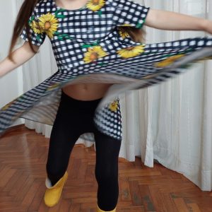 Vestido Vichy terciopelo