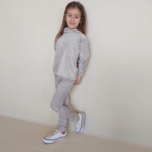 Buzo plush Gris