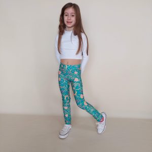 Legging Kitty verde