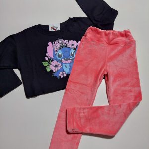 Legging plush Salmón