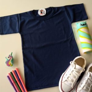Remera escolar azul