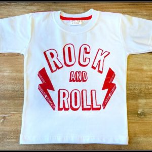 Remera Rock blanca