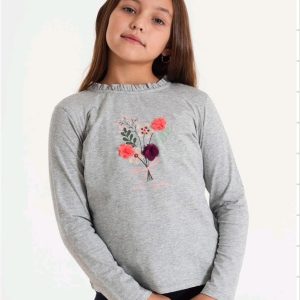 Remera m/l Emma Gris