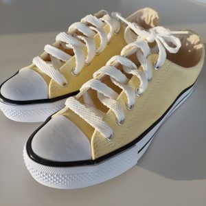 Zapatilla amarilla pastel