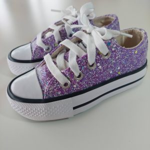 Zapatilla Glitter violeta