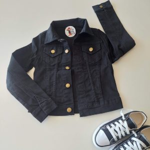 Campera de Jean negra