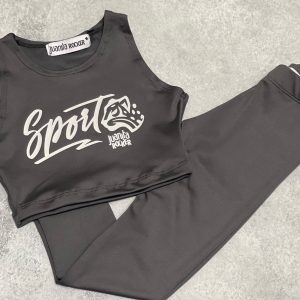 Conjunto Sport gris topo