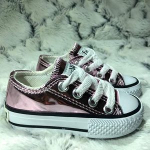 Zapatilla espejadas rosa