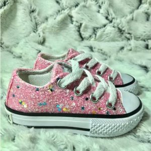 Zapatilla Glitter Rosa