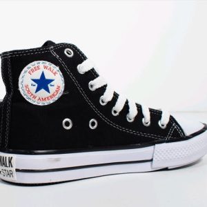 Zapatilla botita negra