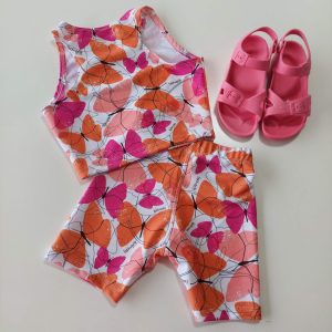 Conjunto Top y Biker Butterfly F.
