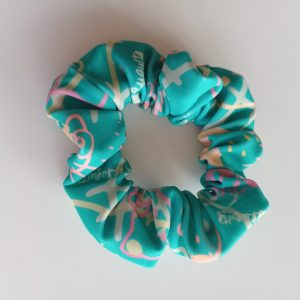 Colita Scrunchie Kitty verde