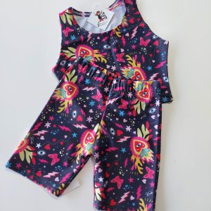Conjunto Top y Biker Party