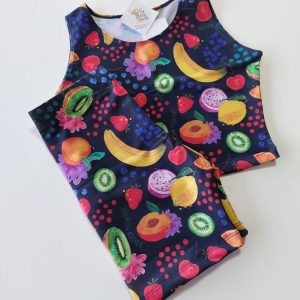 Conjunto Top y Biker Frutal