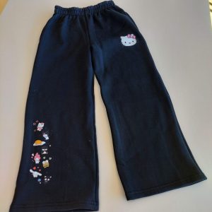Pantalón Frisa Palazo Kitty & Friends Negro