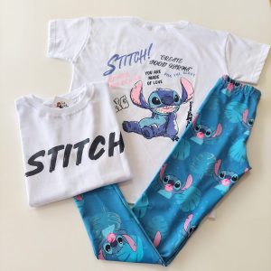 Remera m/c Stitch Create Good Karma Blanca