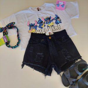 Short jean Briana negro