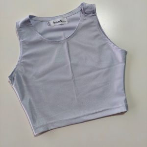 Top Silver Lycra