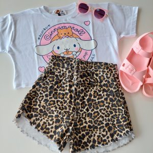 Short jean Print