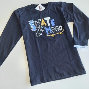 Remera m/l Skate negra