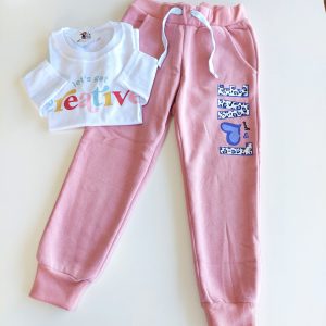 Pantalón Jogging Love babucha frisa