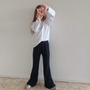 Pantalón Oxford lanilla negro