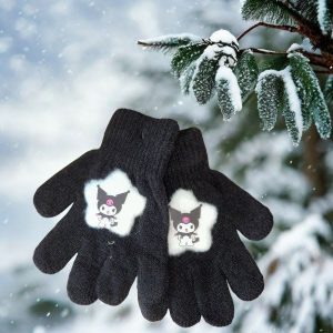 Guantes Kuromi negros