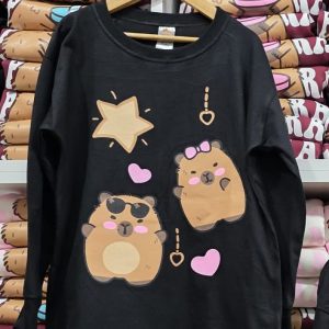 Remera m/l Capybara Party negra