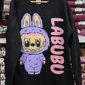 Remera m/l Labubu negra