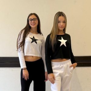 Remera crop top Star m/l bca.