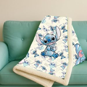 Manta Stitch con corderito