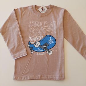 Remera m/l Skate Beige