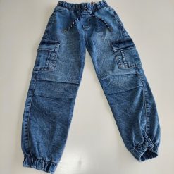 Pantalón Jean Cargo elastizado unisex