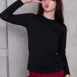 Remera m/l TERMICA negra
