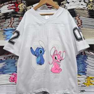 Remeron m/c Stitch y Angel Blanco