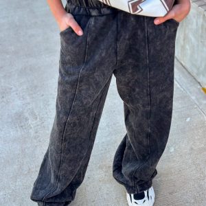 Pantalón Prelavado Gris