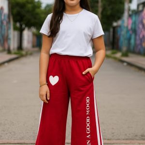 Pantalón Cora Rústico Rojo