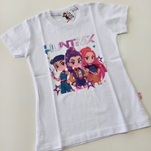 Remera Huntrix KPop blanca