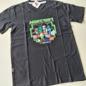 Remera Minecraft negra