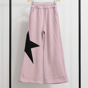 Pantalón Palazo Star lila rústico