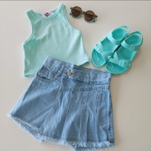 Top Zara Verde Agua