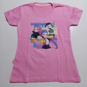 Remera Huntrix KPop Selfie rosa