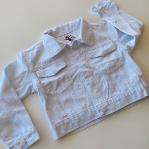 Campera de Jean blanca