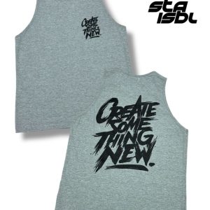 Remera musculosa Creat Some gris
