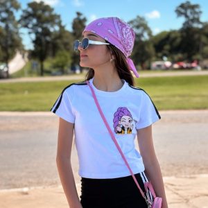Remera crop top Baby Tee Rumi KPop bca.