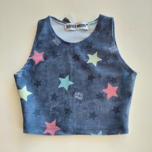 Top Lycra Star gris