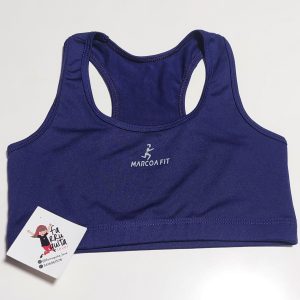 Top deportivo azul