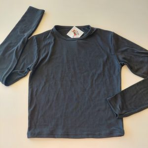 Remera crop top negra