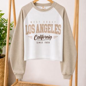 Remera boxy fit L.A. beige